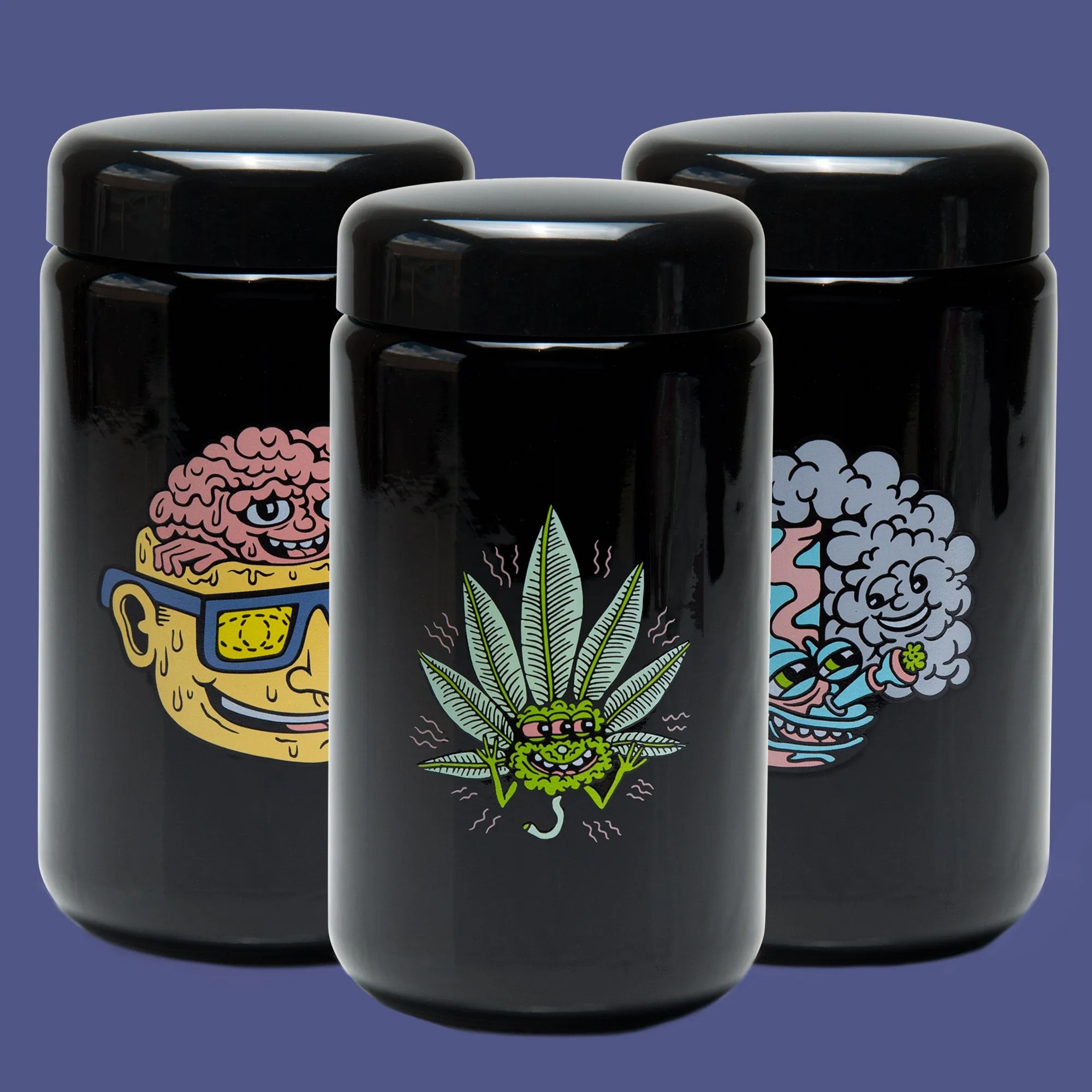 XL Black Stash Jar