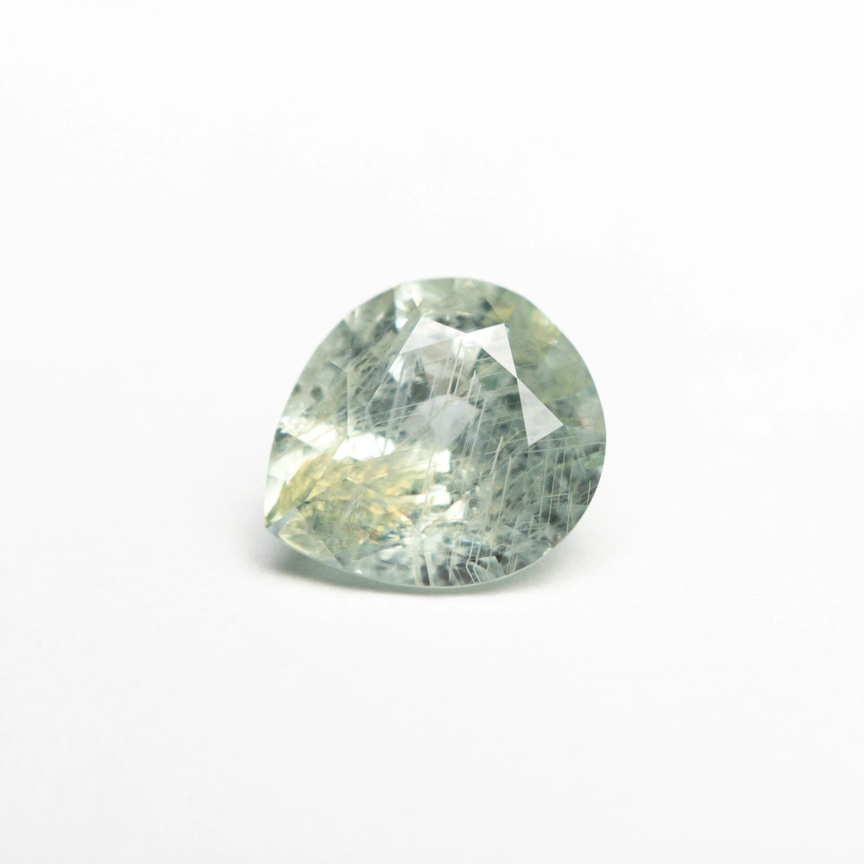 Yellow/Green Brilliant Sapphire - 1.76ct Pear