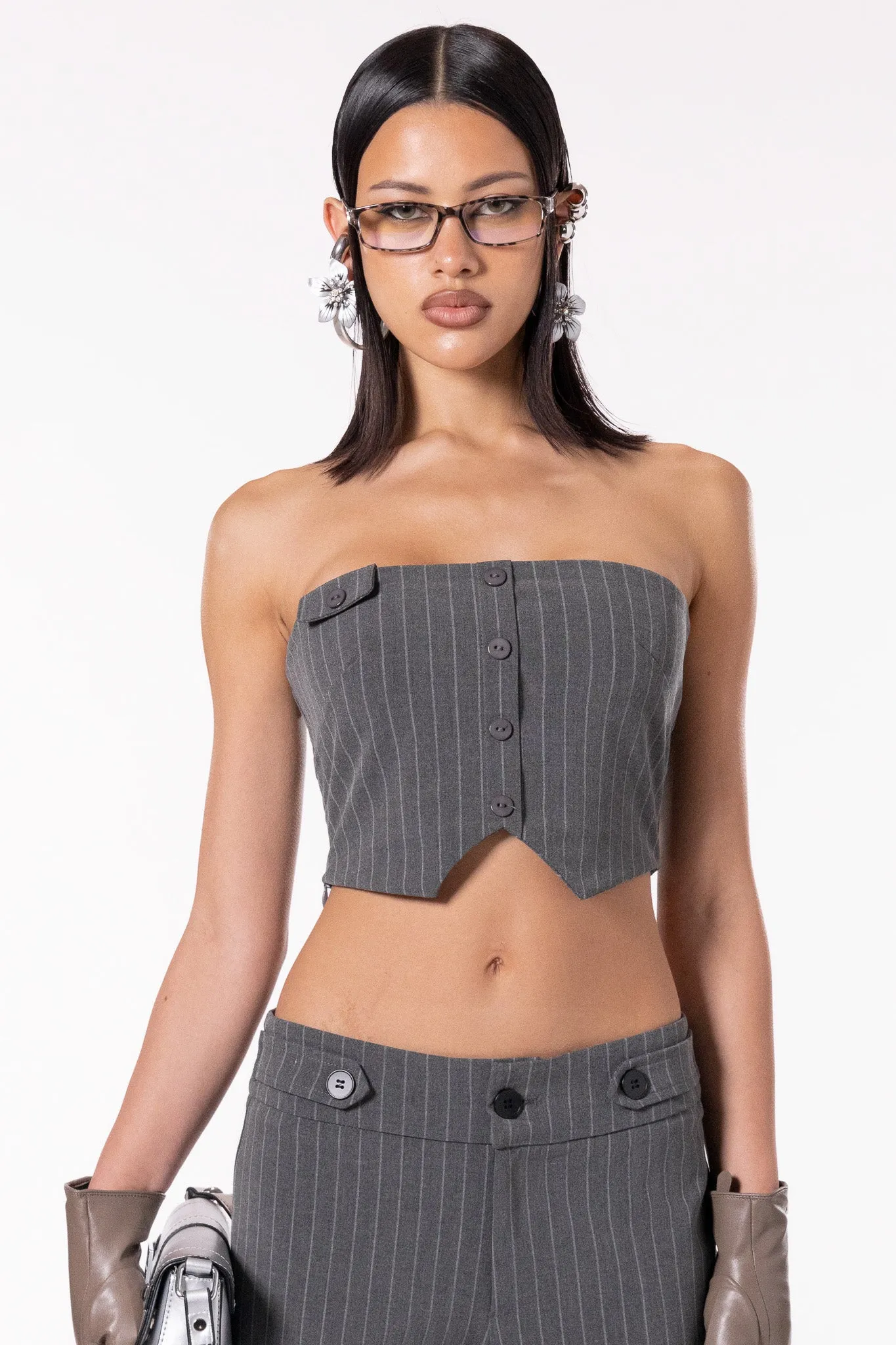 York Top - Grey