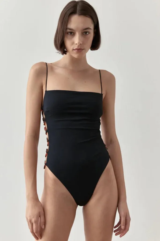 ZIAH - Bravo Chain One Piece Boucle - Black *FINAL SALE